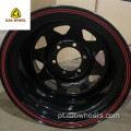 Jantes SUV pretas 15x10 5x120,65 jantes de rodas 4x4